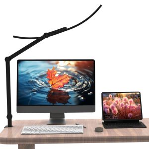 Led Desk Lamp for Office Home - Eye Caring Architect lamp with Clamp for Home and Office,Study